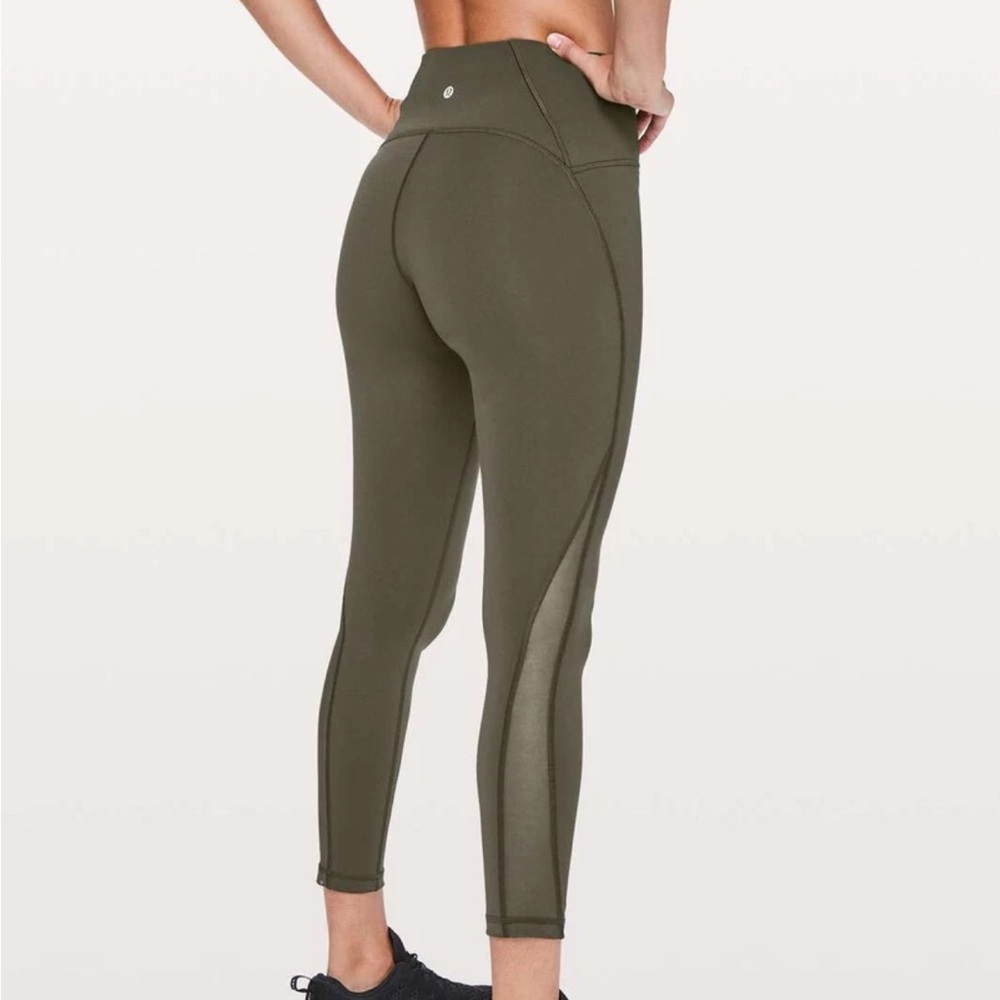 train times 25” tight legging in green